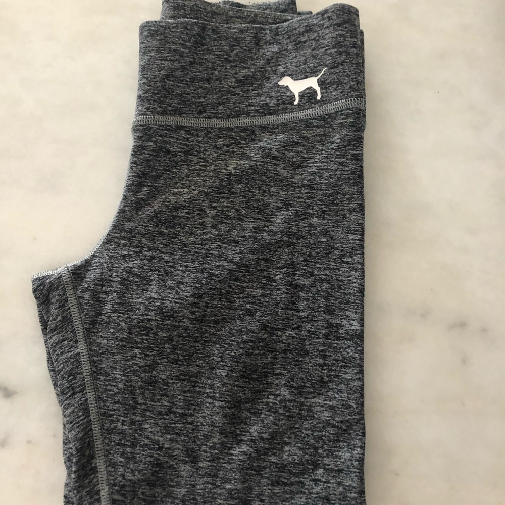 NWOT Victoria Secret Capri Grey Yoga Pants!